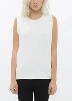 Women's Rib Contrast Muscle Tank Top - SJB-DIAMOND ELITES