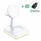 3 In 1 Magnetic Wireless Charger Stand Pi-Mart