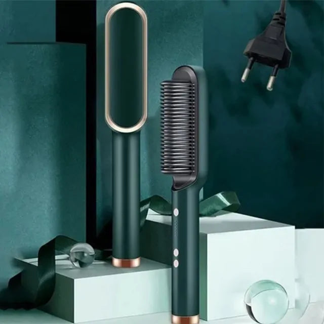 Straighteners Curling Hair Iron Hair Brush Pi-Mart