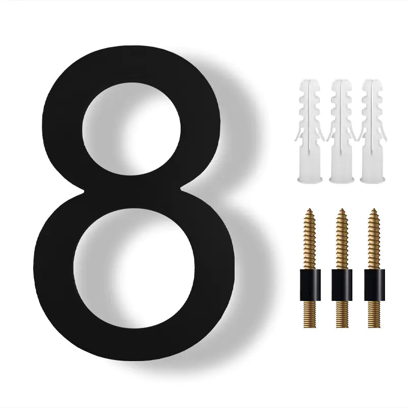 Acrylic Floating House Number Pi-Mart