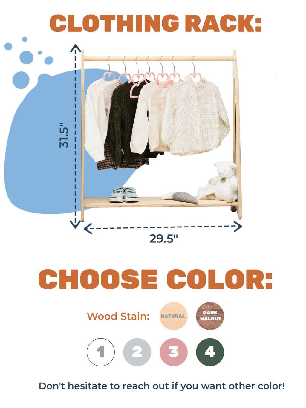 Kids Clothing Rack - SJB-DIAMOND ELITES