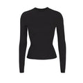 Solid Color Women's Long Sleeve Tight T-shirt High Quality Cotton Fabric Soft and Comfortable Round Neck Top - SJB-DIAMOND ELITES
