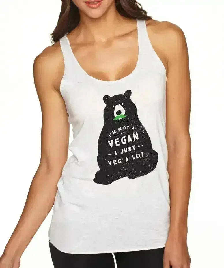 I'm Not A Vegan, I Just Veg A Lot" Tank – Soft, Lightweight & Comfortable - SJB-DIAMOND ELITES