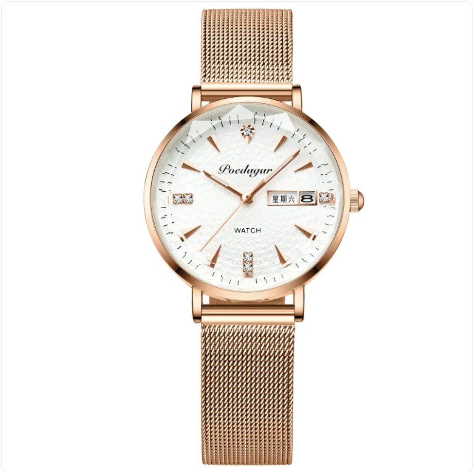 Women’s Double Calendar Quartz Watch Pi-Mart
