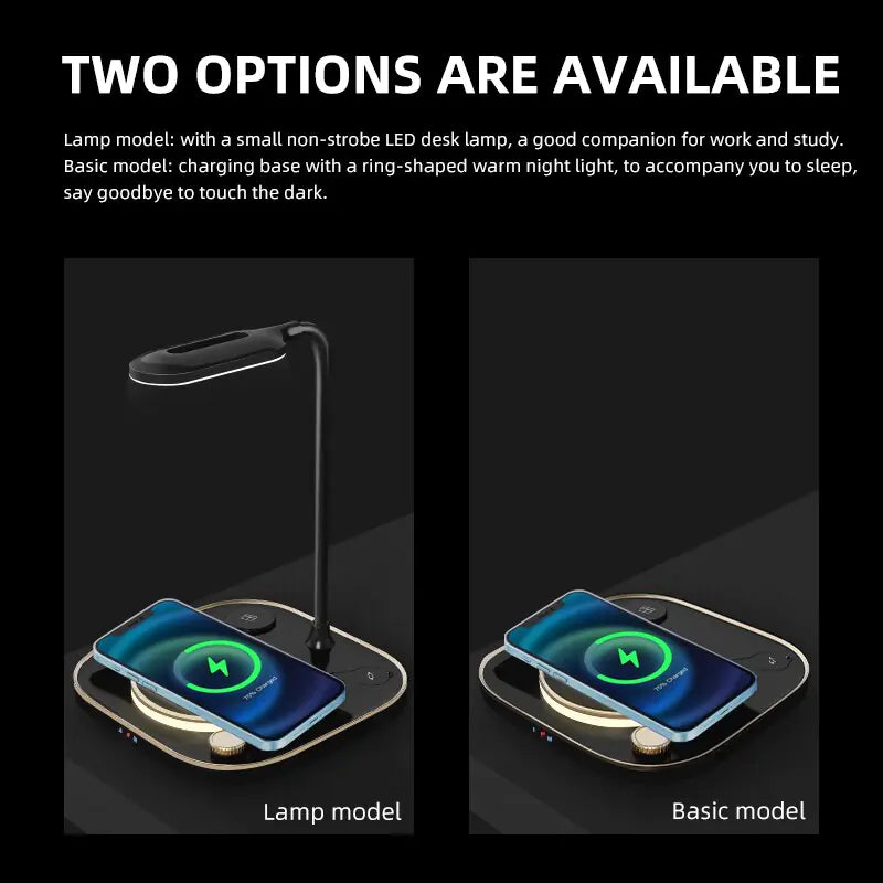 Desk Lamp 4 in 1 Fast Charger Pi-Mart
