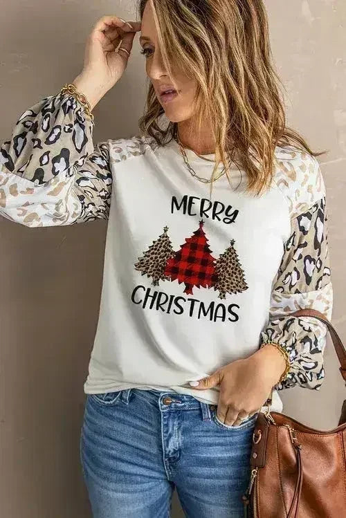Merry Christmas Long Sleeve Top - SJB-DIAMOND ELITES