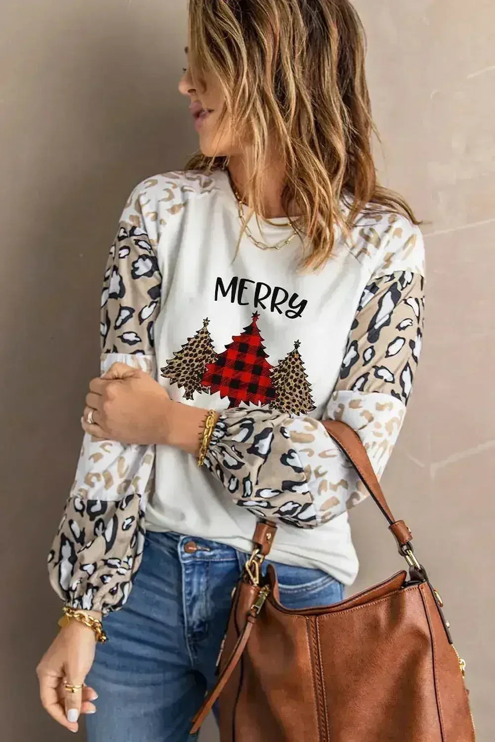 Merry Christmas Long Sleeve Top - SJB-DIAMOND ELITES