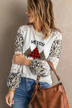 Merry Christmas Long Sleeve Top - SJB-DIAMOND ELITES