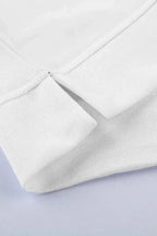 Black White Patchwork Dropped Shoulder Sleeve Sweatshirt - SJB-DIAMOND ELITES