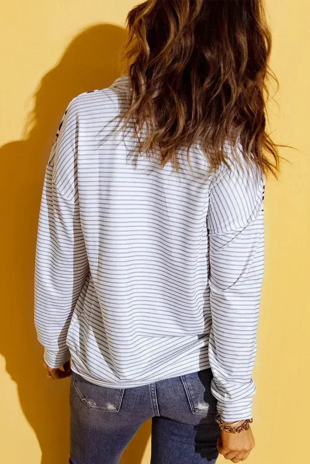 Leopard Striped Sweatshirt - SJB-DIAMOND ELITES