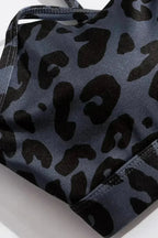 Charcoal Leopard Sports Bra and Legging Set
