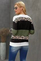 Color Block Knit Sweater - SJB-DIAMOND ELITES