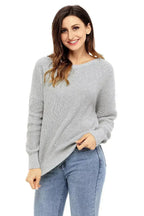 Black Cross Back Hollow-out Sweater - SJB-DIAMOND ELITES