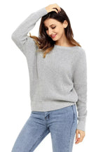 Black Cross Back Hollow-out Sweater - SJB-DIAMOND ELITES
