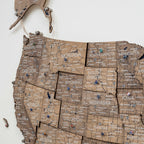 Wooden 3d LED Map of USA - Terra - SJB-DIAMOND ELITES