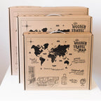 3D LED Wooden World Map 3.0 Multicolor - SJB-DIAMOND ELITES