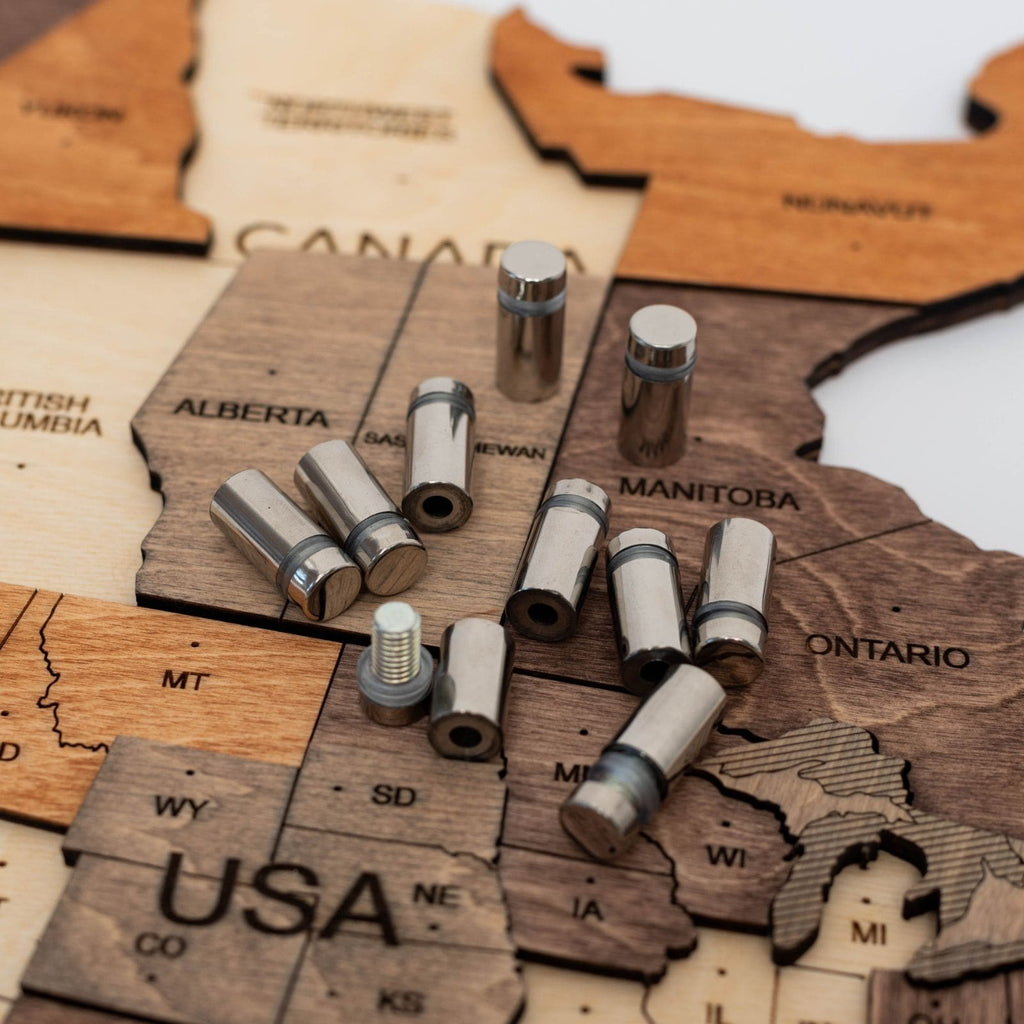 3D LED Wooden World Map 3.0 Multicolor - SJB-DIAMOND ELITES