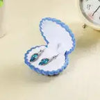 Shell Shaped Jewelry Box for Earrings and Necklaces