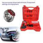 Hand Held Vacuum Pressure Pump Tester Set Brake Fluid Bleeder Bleeding Kit + Box Pi-Mart