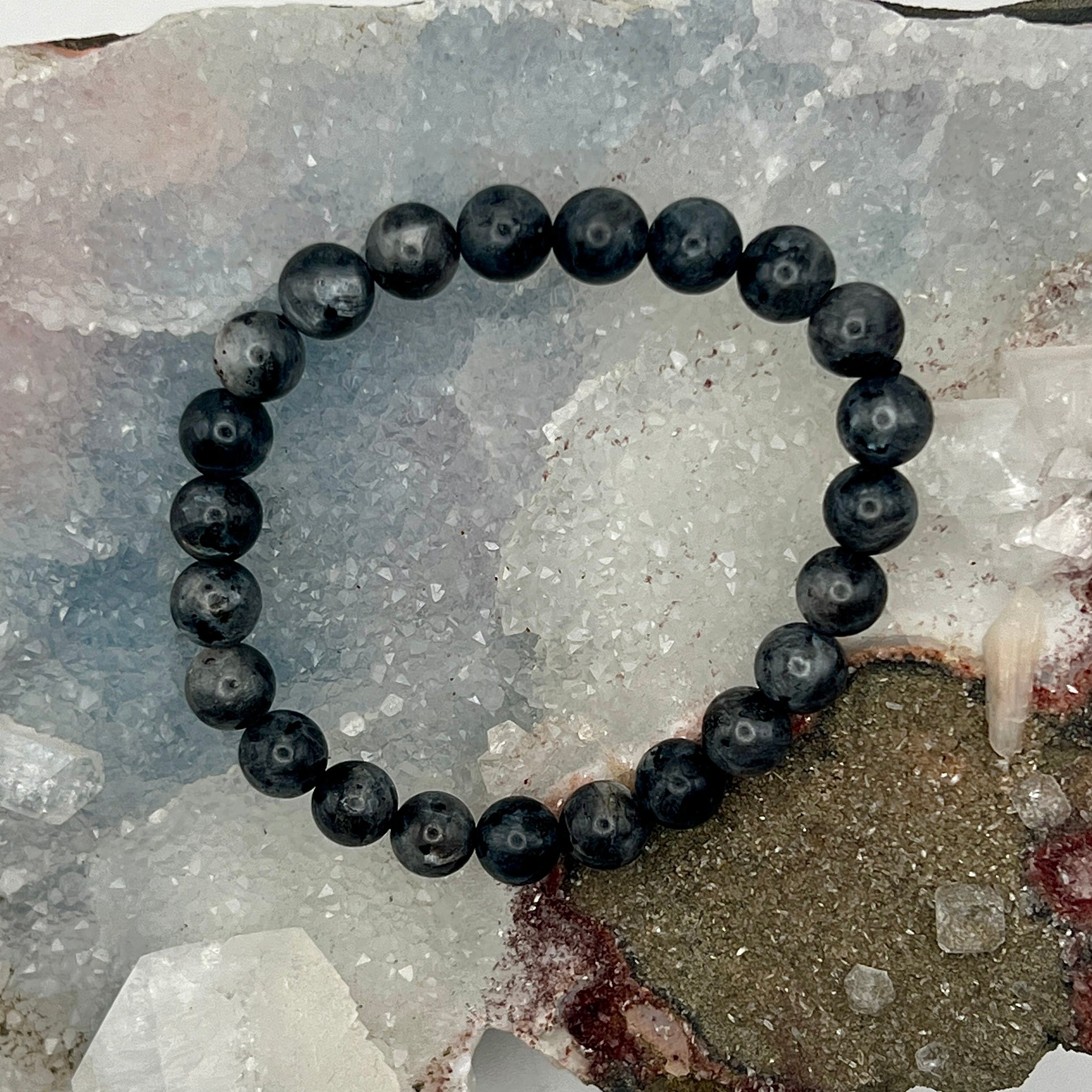 Labradorite Stretch Beaded Bracelet - SJB-DIAMOND ELITES