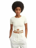 Lace Up Crop Top - SJB-DIAMOND ELITES