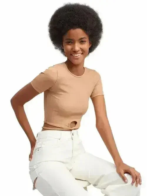 Lace Up Crop Top - SJB-DIAMOND ELITES