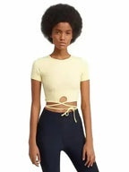 Lace Up Crop Top - SJB-DIAMOND ELITES