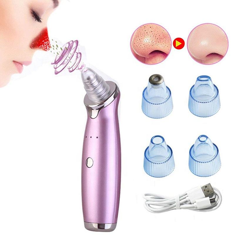 Facial Blackhead Remover Vacuum Pore Adsorber Electric Pimple Blackhead Cleaner USB Rechargeable Water Cycle Face Cleaning Tool Pi-Mart
