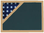 Shadow box for American flag, 3x5 flag, 4x6 flag ,5x9.5 Flag The Military Gift Store