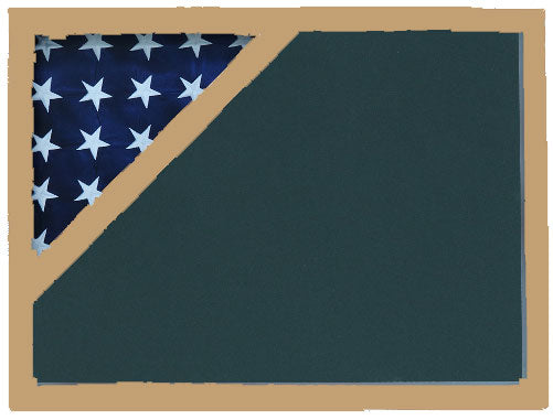 Shadow box for American flag, 3x5 flag, 4x6 flag ,5x9.5 Flag The Military Gift Store