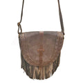 Leather Boho Fringe Suede Tassel Crossbody Bag Adjustable BandsCo Straps