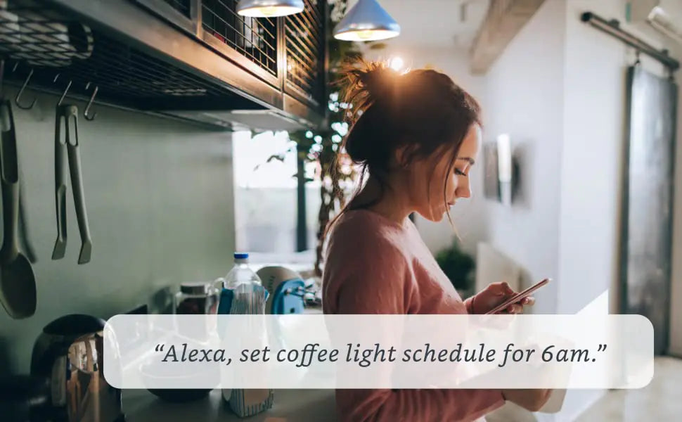LED Smart Light Bulb, Alexa Compatible Pi-Mart