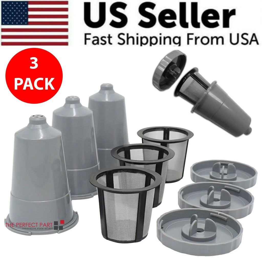 3 Pack My K-Cup Coffee Filter Reusable Replacement Refillable Holder For Keurig Pi-Mart