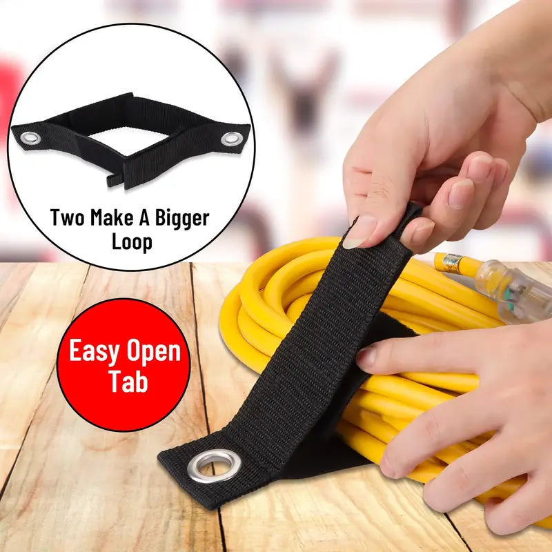 6-Pack Cable Management Straps Pi-Mart