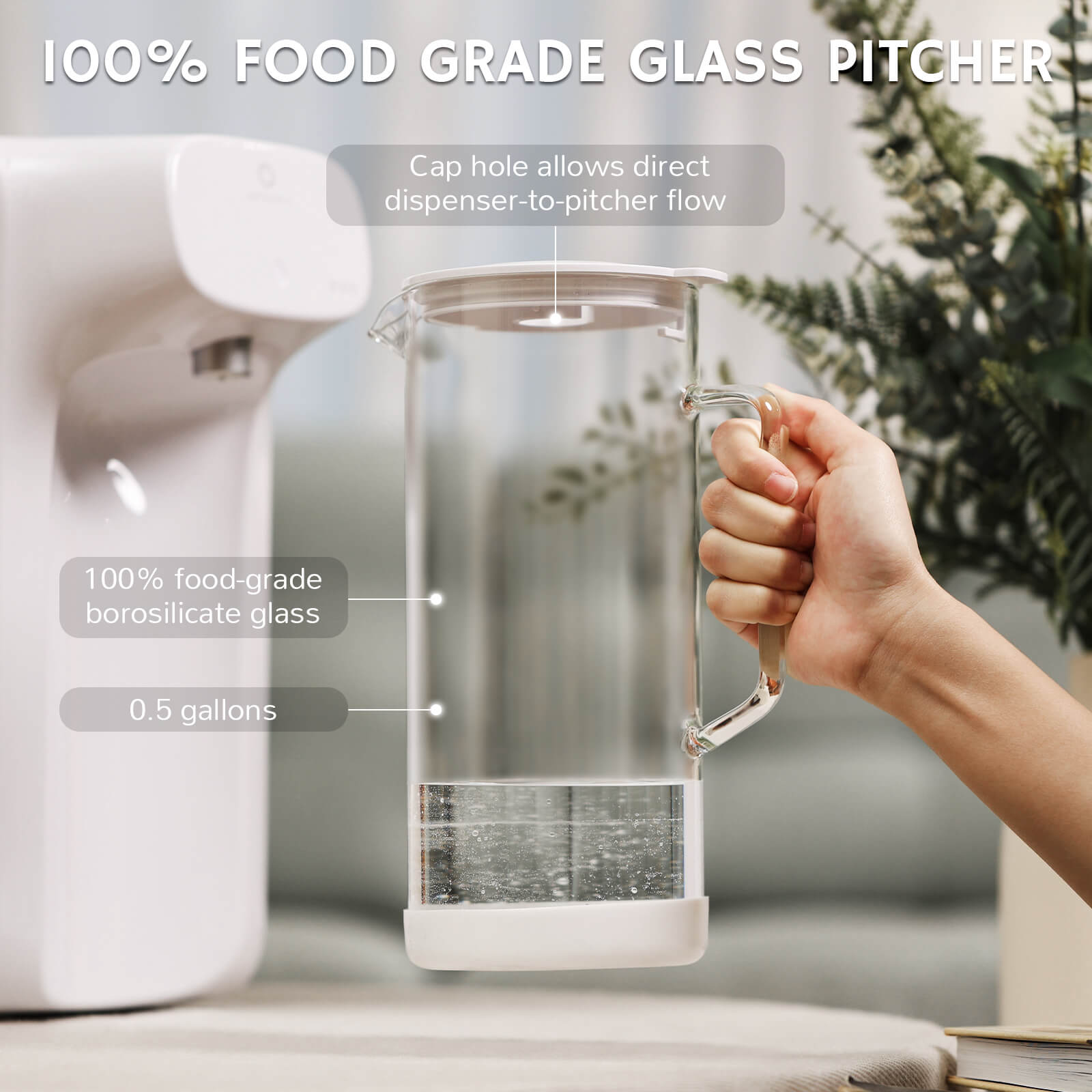 Pristine Lite3 RO Countertop Instant Filtered Water Dispenser Airthereal