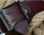 COWATHER Genuine Leather Casual Business Men's Belt