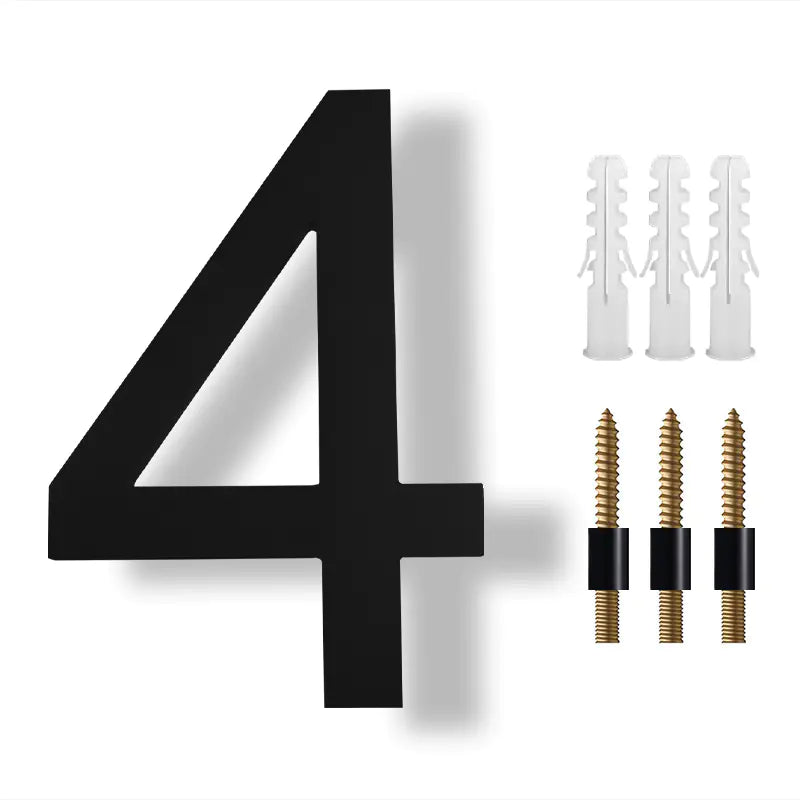 Acrylic Floating House Number Pi-Mart