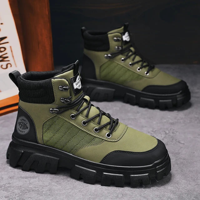 CYYTL Mens Boots Winter Shoes Pi-Mart