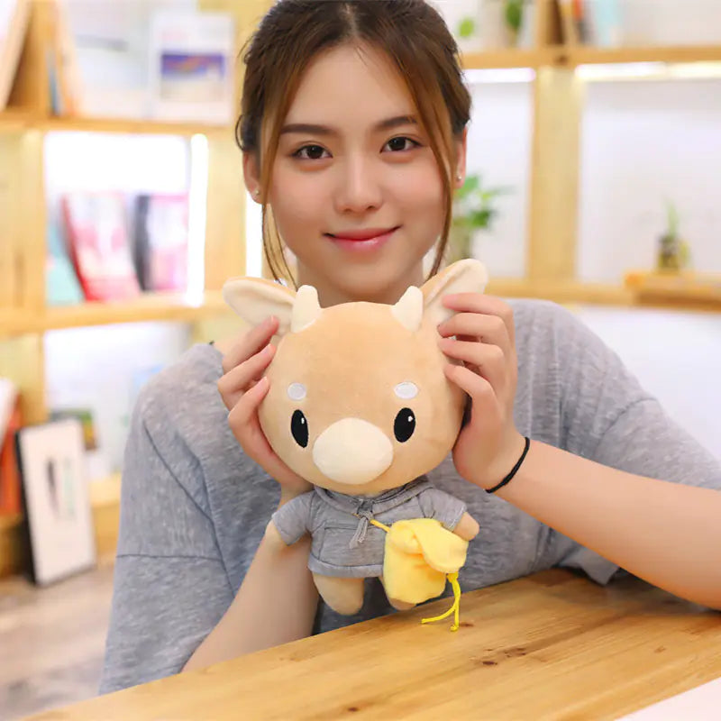 Jin Secretary Plush Cow Doll - Stuffed Toy Figure Pi-Mart