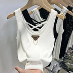 M-4XL Chic Tank Top Sleeveless Summer Korean Fashion Slim Women Aesthetic Camisole Free Shipping - SJB-DIAMOND ELITES