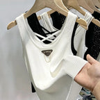 M-4XL Chic Tank Top Sleeveless Summer Korean Fashion Slim Women Aesthetic Camisole Free Shipping - SJB-DIAMOND ELITES