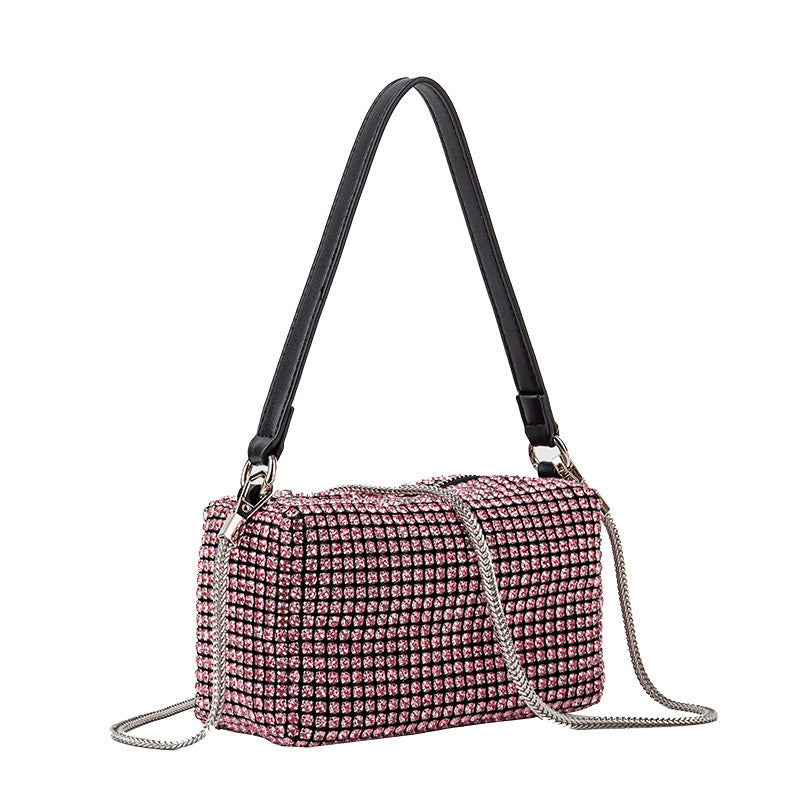 Rhinestone Bag Chain Evening  Shoulder Purse crossbody - SJB-DIAMOND ELITES