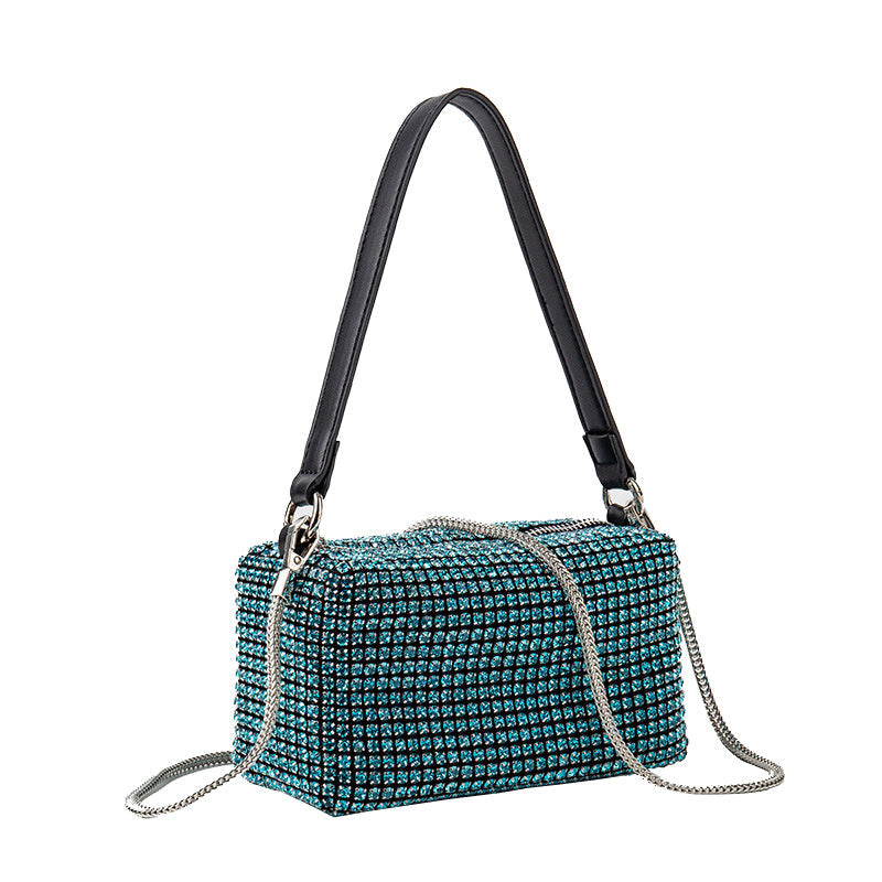Rhinestone Bag Chain Evening  Shoulder Purse crossbody - SJB-DIAMOND ELITES