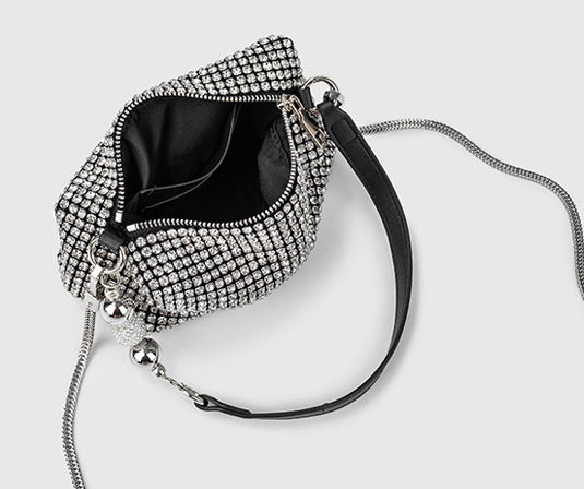 Rhinestone Bag Chain Evening  Shoulder Purse crossbody - SJB-DIAMOND ELITES