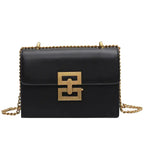Retro European American Handbags with Chain Detail