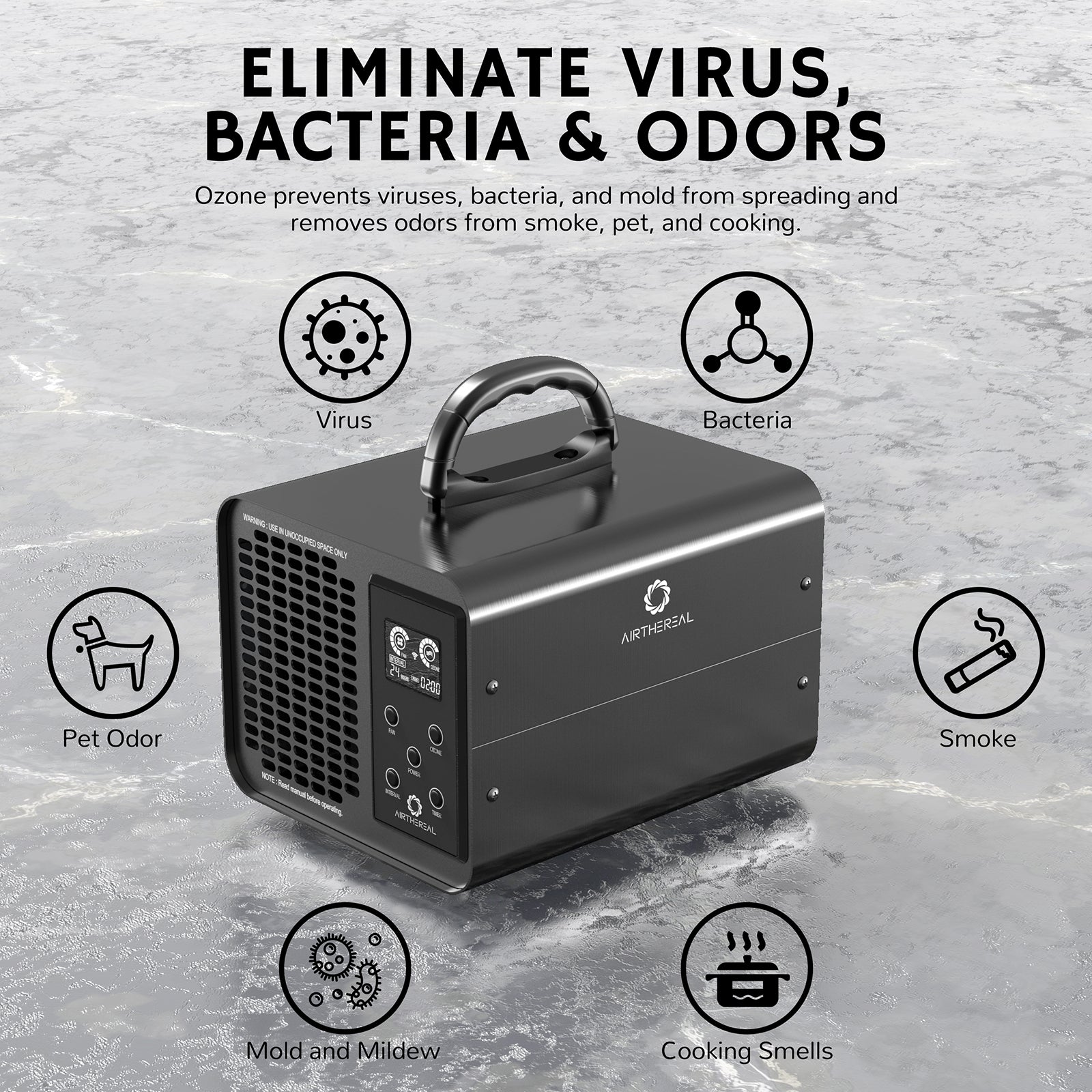 MA10K-PRO Smart WiFi Ozone Generator Airthereal