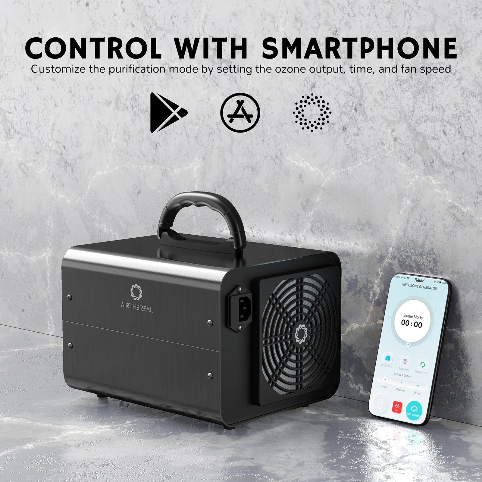 MA10K-PRO Smart WiFi Ozone Generator Airthereal