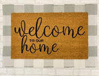 Gray Buffalo Check Doormat Base Mat Layering Backing For Welcome Mats Gingham Entryway Rug BandsCo Straps