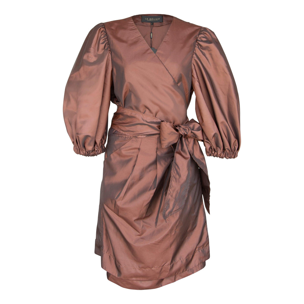 Power Bordeaux Red Wrap Dress Purplish Diva