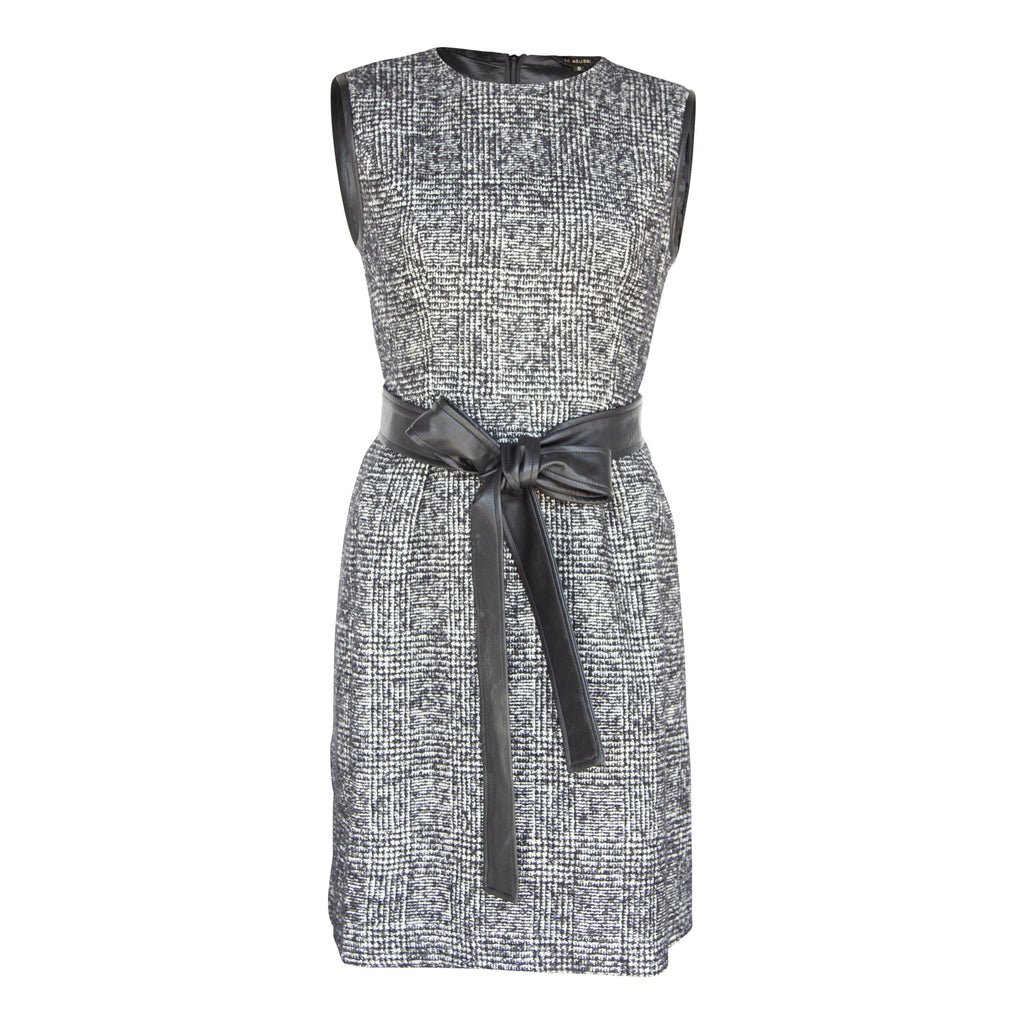 Ebony Mini Tweed Dress Purplish Diva